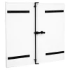 Fortia Volet battant uPVC blanc - l.120 x H.125 cm - 2 vantaux- Volet Battant