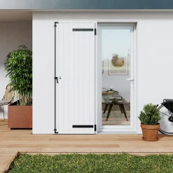 Fortia Volet Battant<Volet battant uPVC blanc - l.140 x H.215 cm - 2 vantaux