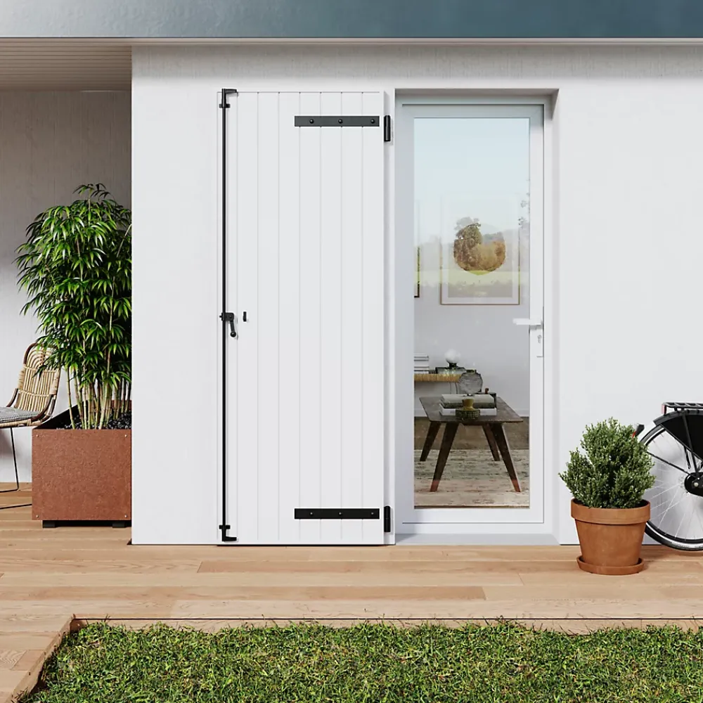 Fortia Volet Battant<Volet battant uPVC blanc - l.120 x H.215 cm - 2 vantaux