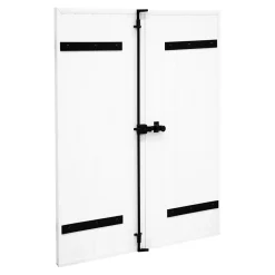 Fortia Volet Battant<Volet battant uPVC blanc - l.120 x H.175 cm - 2 vantaux