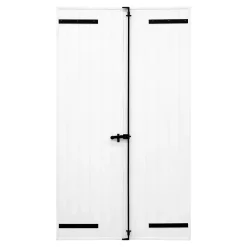 Fortia Volet battant uPVC blanc - l.100 x H.155 cm - 2 vantaux- Volet Battant