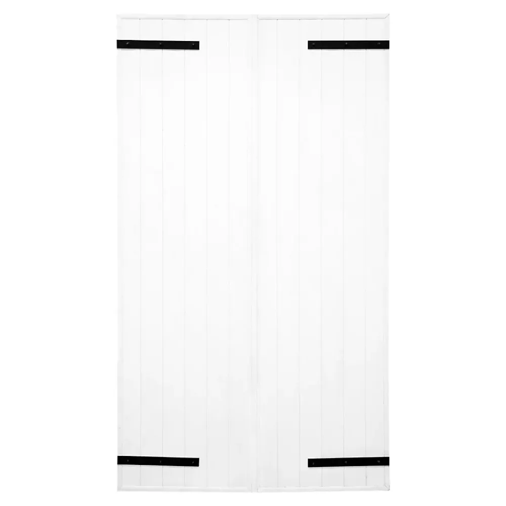 Fortia Volet battant uPVC blanc - l.100 x H.155 cm - 2 vantaux- Volet Battant