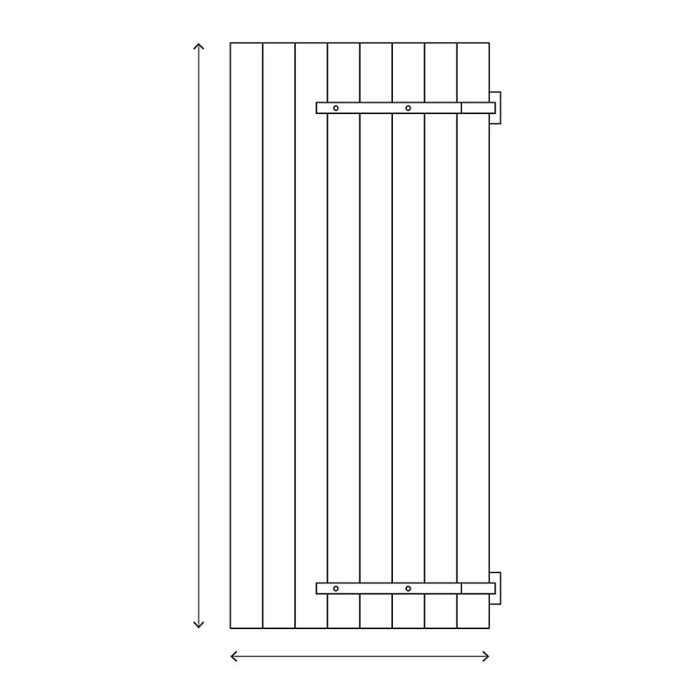 Fortia Volet Coulissant<Volet coulissant aluminium anthracite - l.120 x H.135 cm - 2 vantaux