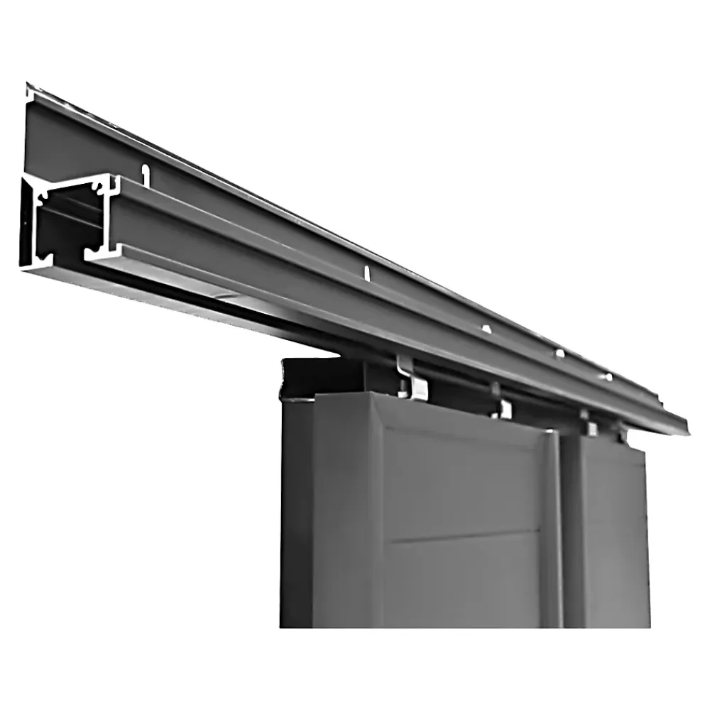 Fortia Volet coulissant aluminium anthracite - l.100 x H.125 cm - 2 vantaux- Volet Coulissant