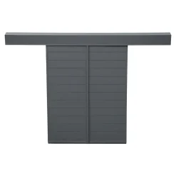 Fortia Volet Coulissant<Volet coulissant aluminium anthracite - l.90 x H.155 cm - 2 vantaux