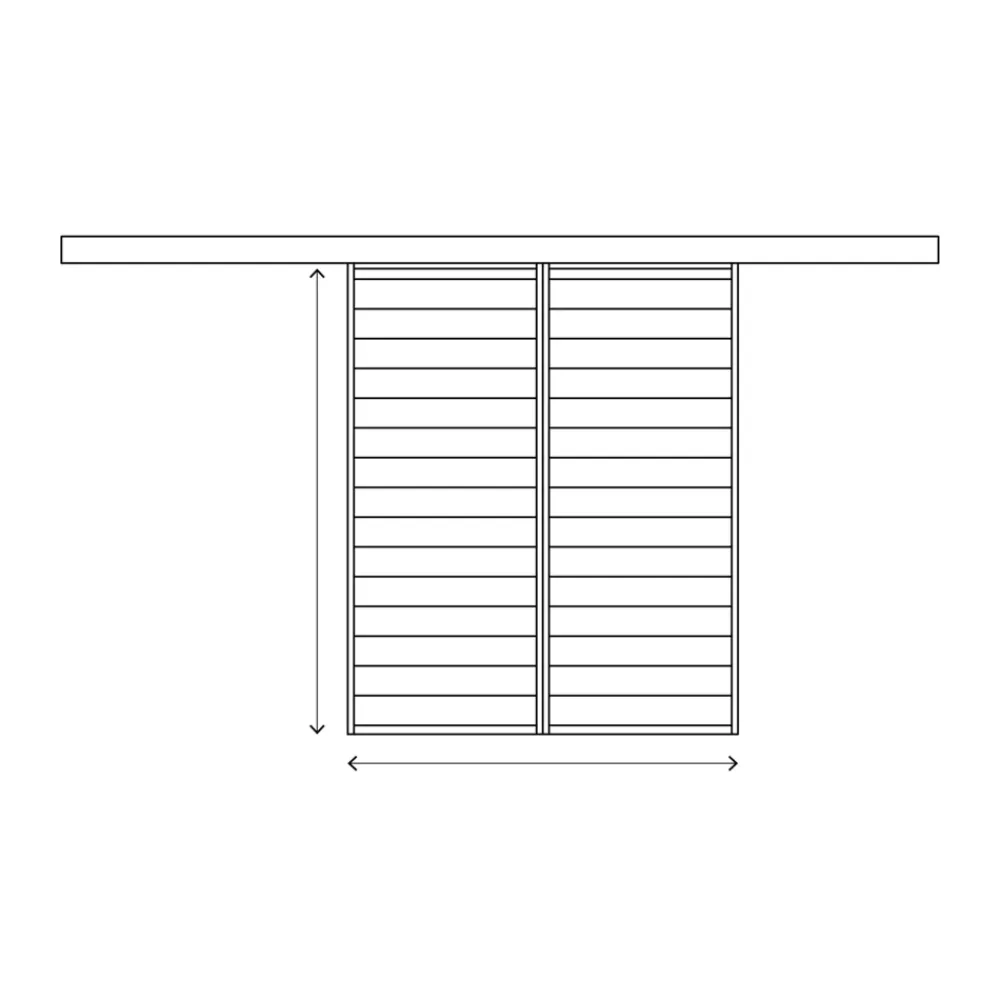 Fortia Volet Coulissant<Volet coulissant aluminium anthracite - l.120 x H.125 cm - 2 vantaux
