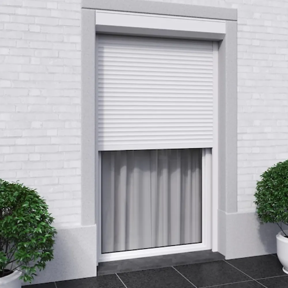 Volet-Moustiquaire Volet Roulant<Volet Roulant ALU H170 cm x L150 cm Electrique Filaire Blanc