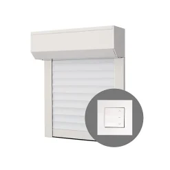 Volet-Moustiquaire Volet Roulant<Volet Roulant ALU H170 cm x L150 cm Electrique Filaire Blanc