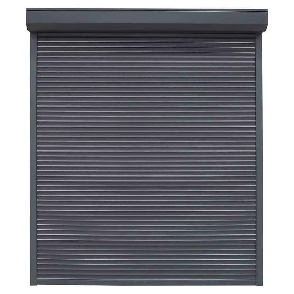 Fortia Volet roulant aluminium anthracite - ouverture motorisée - - l.120 x H.225 cm- Volet Roulant
