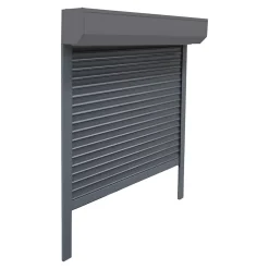Fortia Volet Roulant<Volet roulant aluminium anthracite - ouverture motorisée - - l.120 x H.125 cm