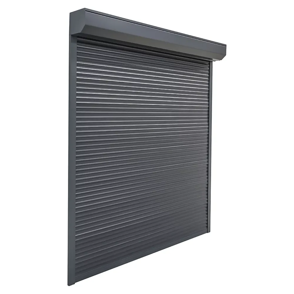 Fortia Volet Roulant<Volet roulant aluminium anthracite - ouverture motorisée - - l.80 x H.215 cm