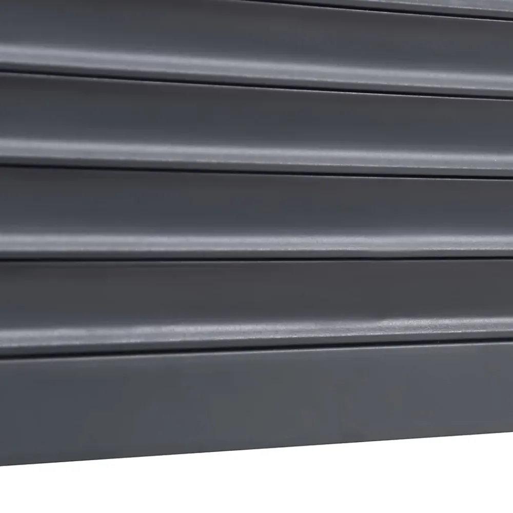 Fortia Volet roulant aluminium anthracite - ouverture motorisée - - l.240 x H.215 cm- Volet Roulant