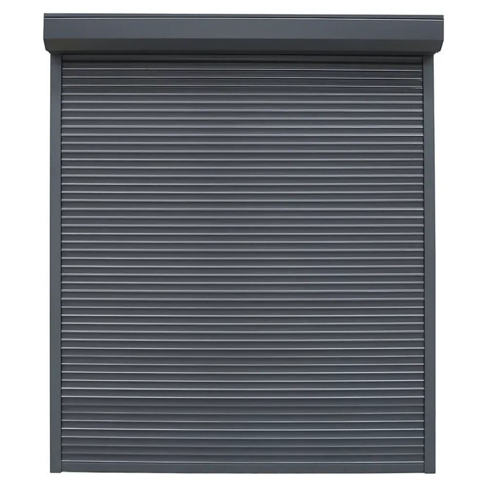 Fortia Volet roulant aluminium anthracite - ouverture motorisée - - l.90 x H.155 cm- Volet Roulant