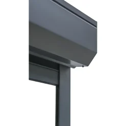 Fortia Volet roulant aluminium anthracite - ouverture motorisée - - l.90 x H.155 cm- Volet Roulant