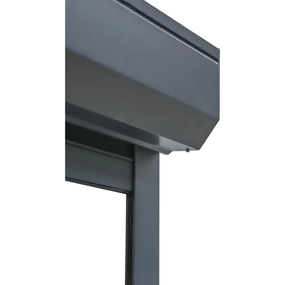 Fortia Volet roulant aluminium anthracite - ouverture motorisée - - l.90 x H.155 cm- Volet Roulant