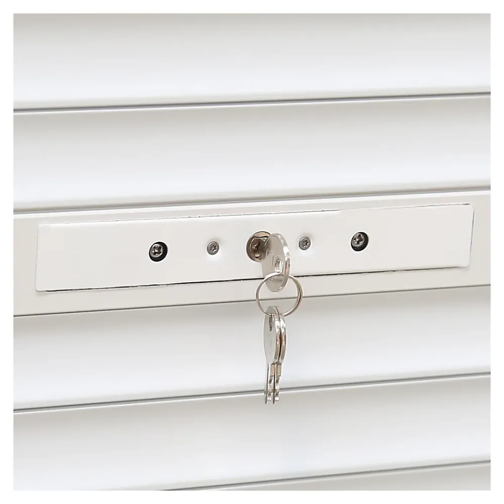 Fortia Volet Roulant<Volet roulant aluminium blanc - ouverture manuelle - - l.100 x H.220 cm