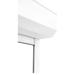 Fortia Volet roulant aluminium blanc - ouverture motorisée - - l.100 x H.125 cm- Volet Roulant