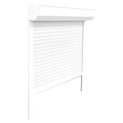 Fortia Volet Roulant<Volet roulant aluminium blanc - ouverture motorisée - - l.100 x H.215 cm