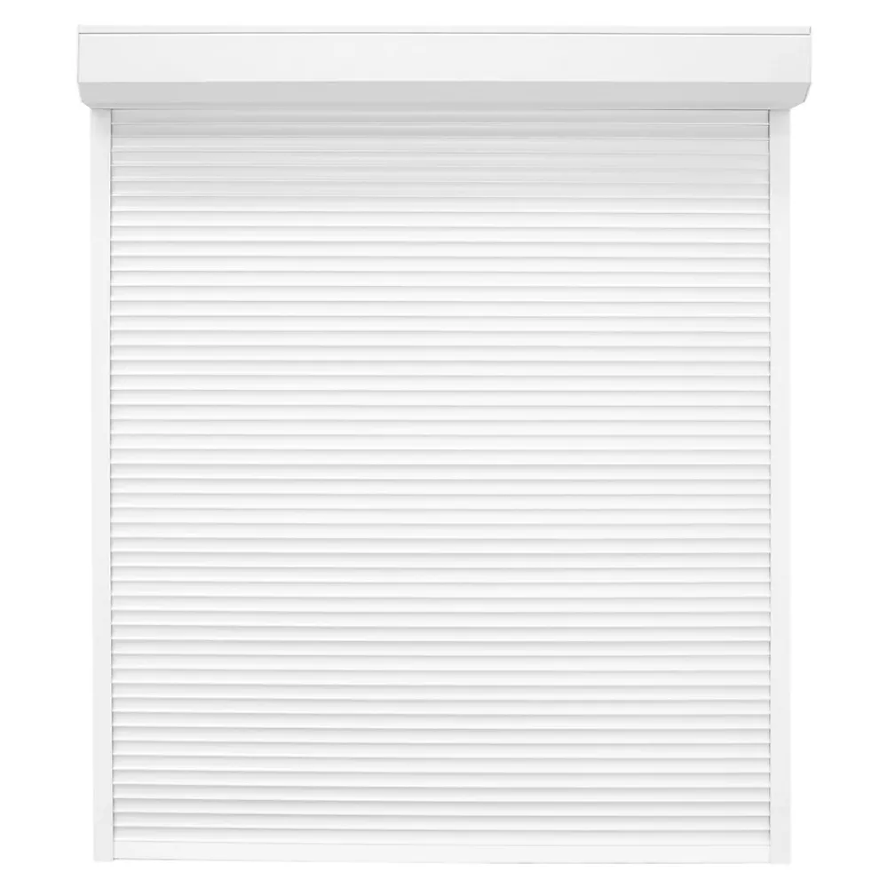 Fortia Volet Roulant<Volet roulant aluminium blanc - ouverture motorisée - - l.90 x H.135 cm
