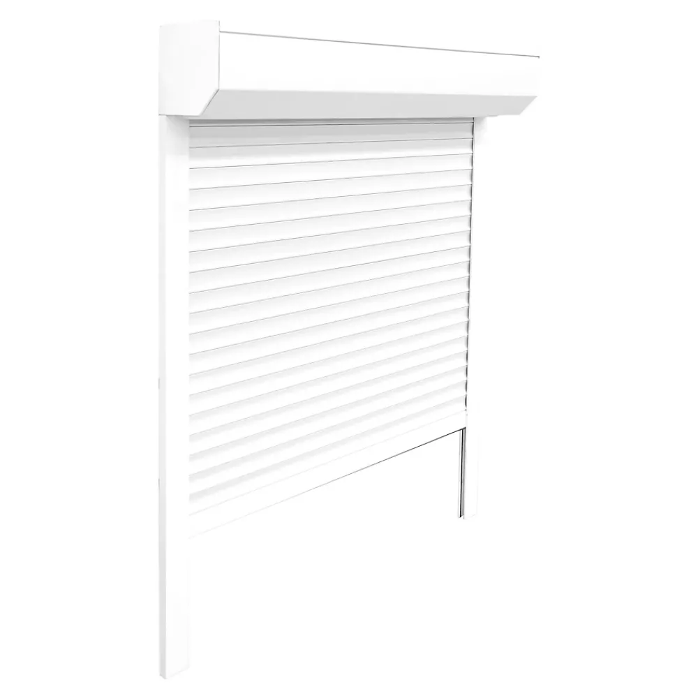 Fortia Volet roulant aluminium blanc - ouverture motorisée - - l.180 x H.215 cm- Volet Roulant