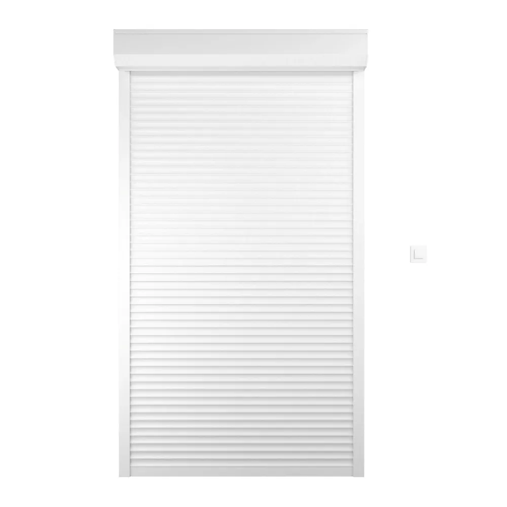 France Combi Volet Roulant<Volet roulant électrique en aluminium L. 120 x H. 215 cm blanc