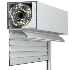 3 in 1 Volet roulant motorisé D-ROLL-40 RAL 9016 Sompfy Oximo Radio (L.: 1400 mm x H.: 1200 mm)- Volet Roulant
