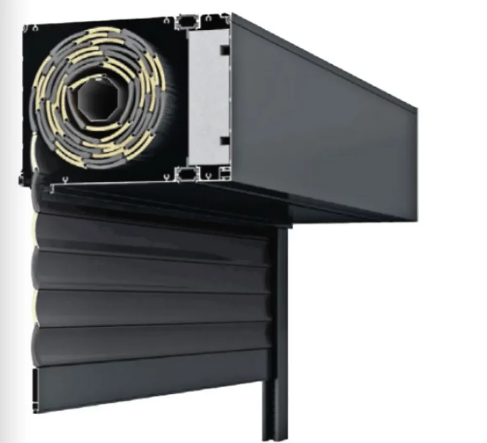 3 in 1 Volet Roulant<Volet roulant motorisé THERMO CONFORT RAL 7016 Sompfy Oximo Radio (L.: 2000 mm x H.: 2150 mm)