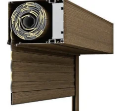 3 in 1 Volet Roulant<Volet roulant motorisé THERMO CONFORT Imitation bois Sompfy Oximo Radio (L.: 1400 mm x H.: 2000 mm)