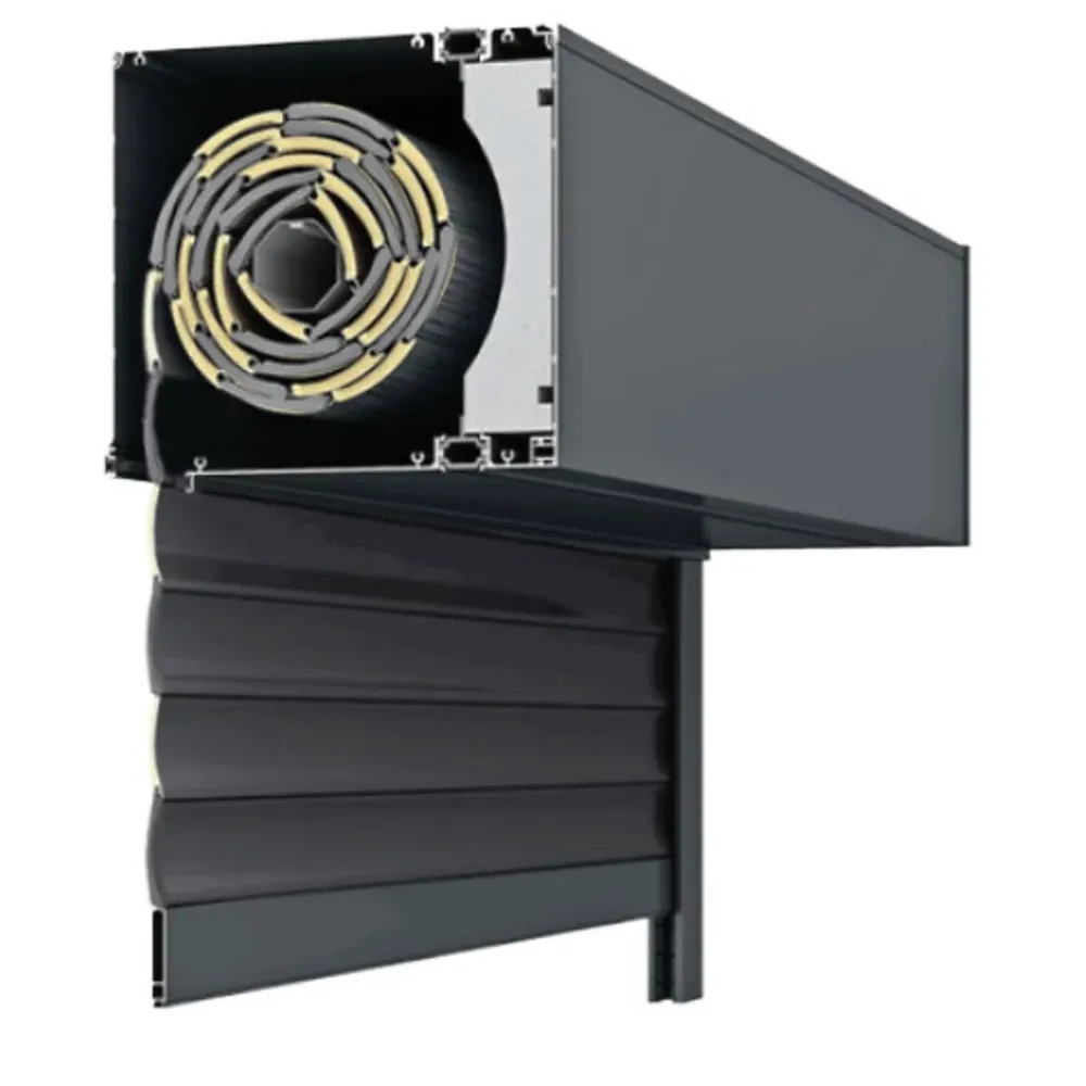 3 in 1 Volet Roulant<Volet roulant motorisé THERMO CONFORT-50 RAL 7016 S&SO RS100 Radio (L.: 1800 mm x H.: 2150 mm)
