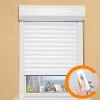 Volet-Moustiquaire Volet roulant recoupable radio H140 cm x L150 cm ALU Blanc, fabriqué en France- Volet Roulant