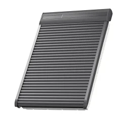 Velux Volet Roulant De Fenêtre De Toit|Volet Roulant De Fenêtre De Toit<Volet roulant rigide pour fenêtre de toit, gris anthracite, à énergie solaire, l.78 x H.98 cm, SSL MK04 0000S