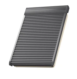 Velux Volet Roulant De Fenêtre De Toit|Volet Roulant De Fenêtre De Toit<Volet roulant rigide pour fenêtre de toit, gris anthracite, électrique, l.134 x H.98 cm, SML UK04 0000SA