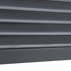 Fortia Volet roulant solaire aluminium anthracite - ouverture motorisée - - l.90 x H.135 cm- Volet Roulant