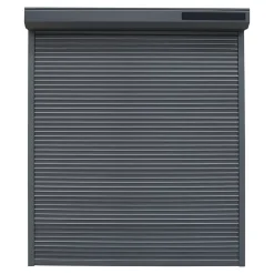 Fortia Volet Roulant<Volet roulant solaire aluminium anthracite - ouverture motorisée - - l.100 x H.135 cm