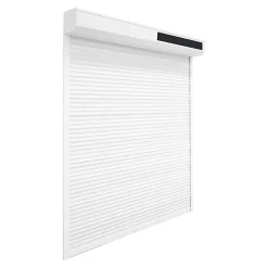 Fortia Volet Roulant<Volet roulant solaire aluminium blanc - ouverture motorisée - - l.180 x H.215 cm