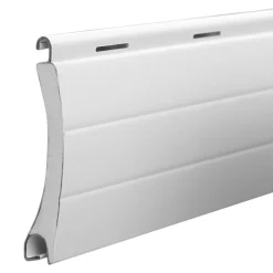 Fortia Volet roulant solaire aluminium blanc - ouverture motorisée - - l.80 x H.205 cm- Volet Roulant