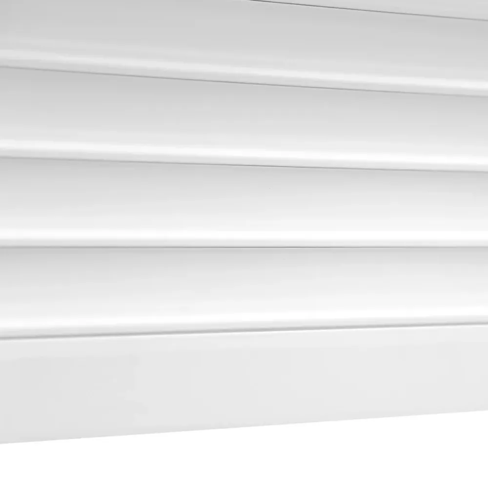 Fortia Volet roulant solaire aluminium blanc - ouverture motorisée - - l.80 x H.205 cm- Volet Roulant