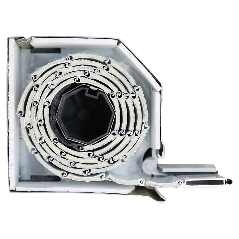 Fortia Volet roulant solaire aluminium blanc - ouverture motorisée - - l.80 x H.205 cm- Volet Roulant