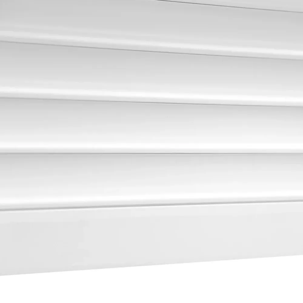 Fortia Volet roulant solaire aluminium blanc - ouverture motorisée - - l.120 x H.125 cm- Volet Roulant
