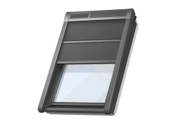 Velux Volet Roulant De Fenêtre De Toit|Volet Roulant De Fenêtre De Toit<Volet roulant souple pour fenêtre de toit, gris anthracite, à énergie solaire, l.78 x H.118 cm, SSS MK06 0000S