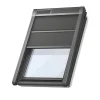 Velux Volet Roulant De Fenêtre De Toit|Volet Roulant De Fenêtre De Toit<Volet roulant souple pour fenêtre de toit, gris anthracite, à énergie solaire, l.55 x H.78 cm, SSS CK02 0000S