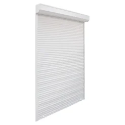 Fortia Volet roulant uPVC blanc - ouverture manuelle par sangle - - l.100 x H.135 cm- Volet Roulant