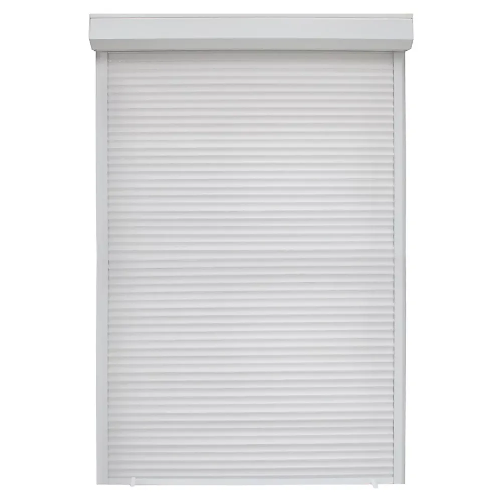 Fortia Volet Roulant<Volet roulant uPVC blanc - ouverture manuelle par sangle - - l.120 x H.215 cm