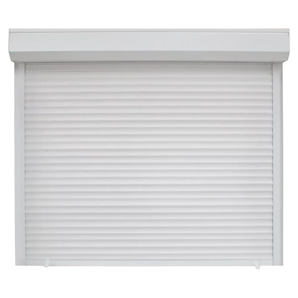 Fortia Volet roulant uPVC blanc - ouverture manuelle par sangle - - l.120 x H.125 cm- Volet Roulant