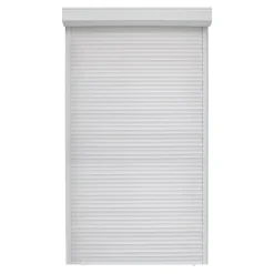 Fortia Volet roulant uPVC blanc - ouverture manuelle par sangle - - l.100 x H.215 cm- Volet Roulant