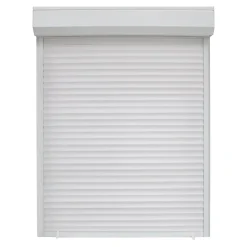 Fortia Volet roulant uPVC blanc - ouverture manuelle par sangle - - l.90 x H.135 cm- Volet Roulant
