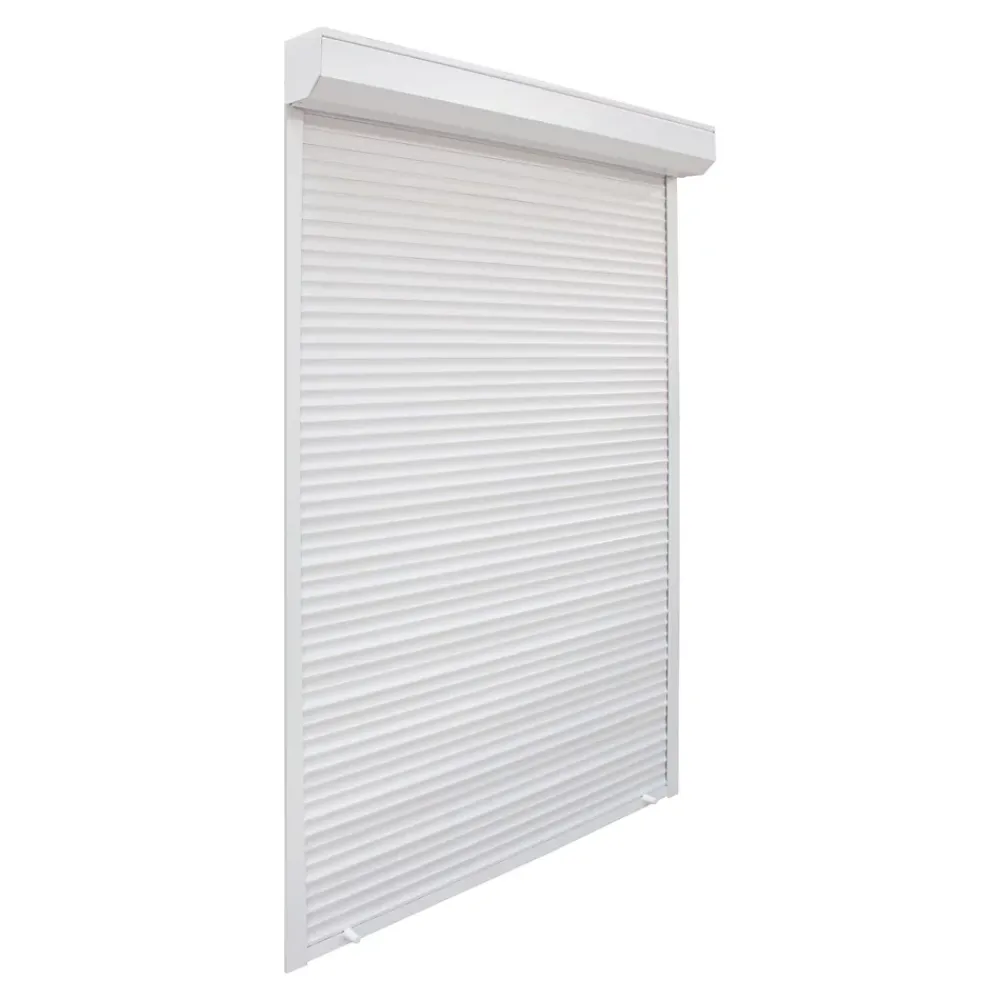 Fortia Volet roulant uPVC blanc - ouverture manuelle par sangle - - l.100 x H.165 cm- Volet Roulant