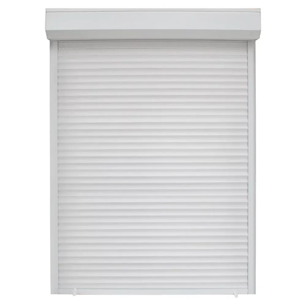 Fortia Volet roulant uPVC blanc - ouverture manuelle par sangle - - l.100 x H.165 cm- Volet Roulant