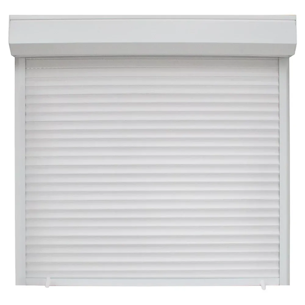 Fortia Volet roulant uPVC blanc - ouverture manuelle par sangle - - l.100 x H.115 cm- Volet Roulant