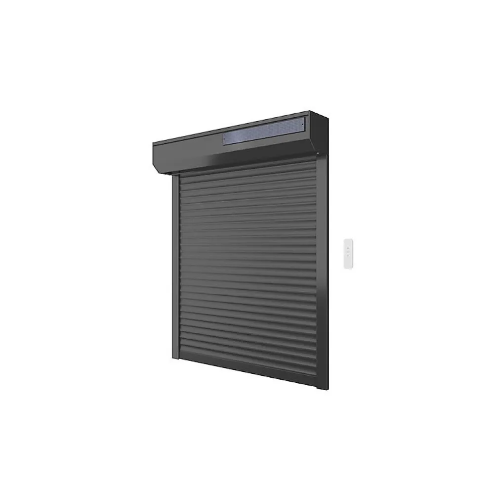 Volet-Moustiquaire Volet Roulant<Volet solaire alu radio H 130 cm x L 120 cm Gris